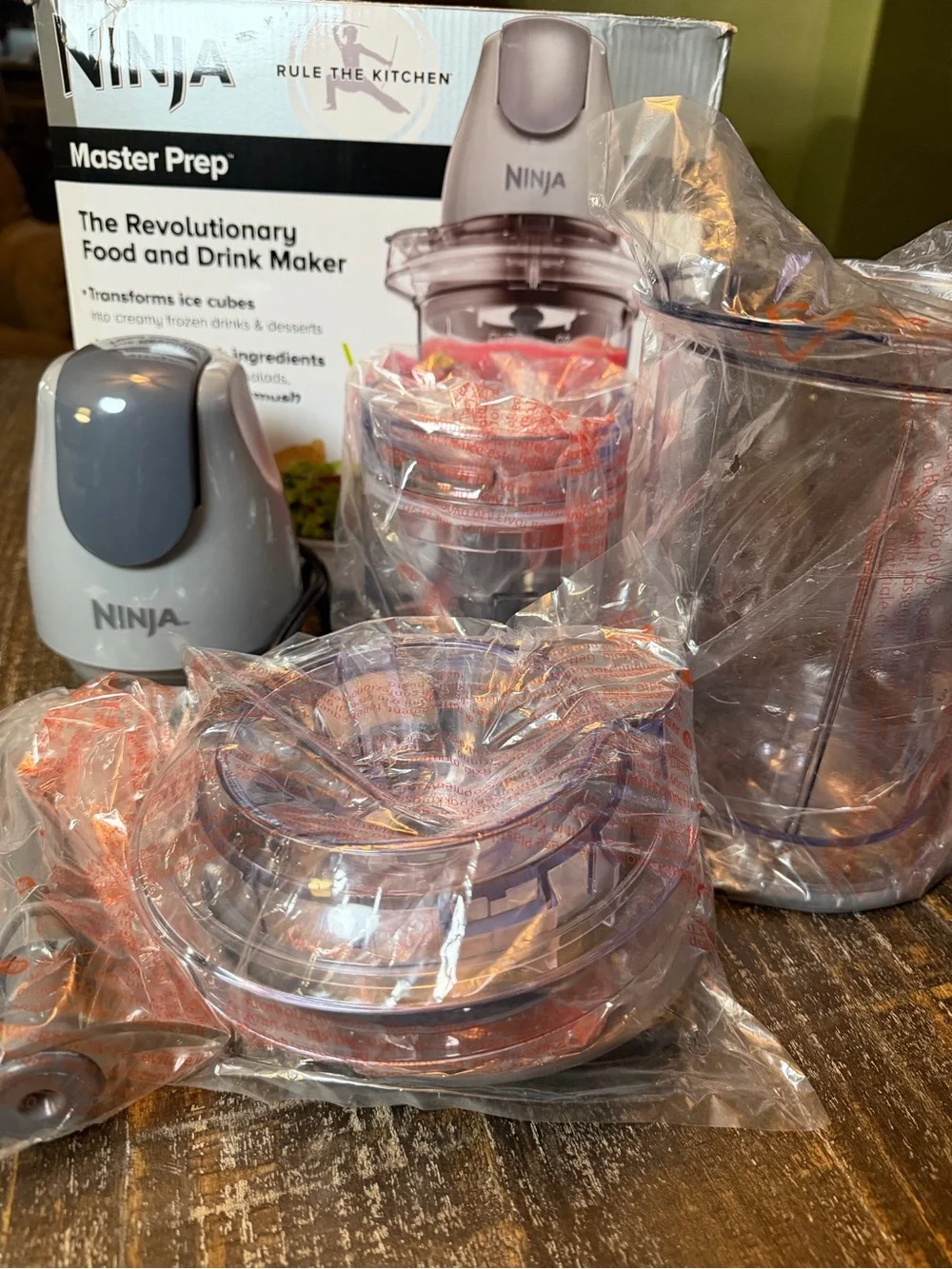 Ninja Master Prep Food & Drink Maker – New in Box Original Packaging/Accessories